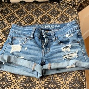 american eagle jean shorts
